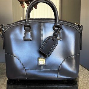Dooney & Bourke grey satchel with strap